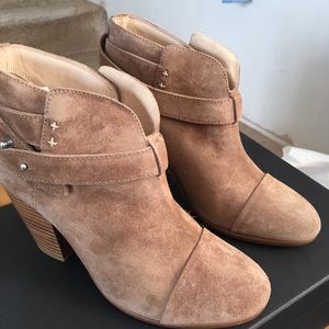 NEW Rag & Bone Harrow Boot Camel Suede